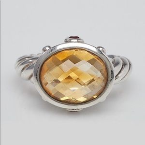 David Yurman Citrine Ring size 6
